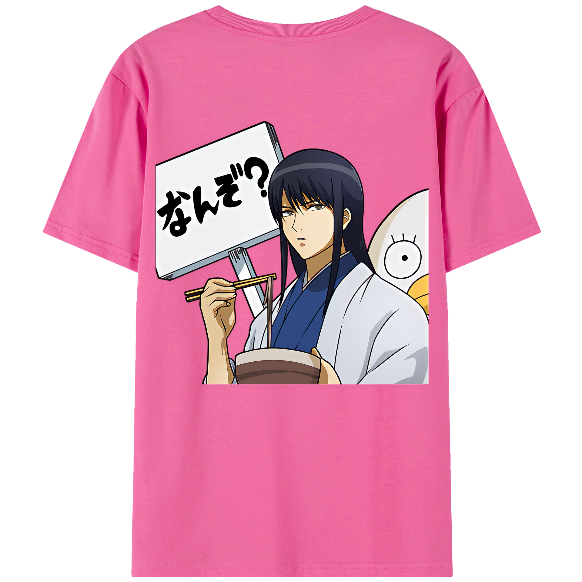 （画像用） ぎんたま 坂田銀時（さかたぎんとき） 神楽 志村新八（しむら しんぱち） GINTAMA Sakata Gintoki Kagura Shimura Shinpachi レディース半袖Tシャツ(バックプリント)